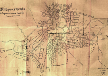 Луганск, план Луганска 1910 год