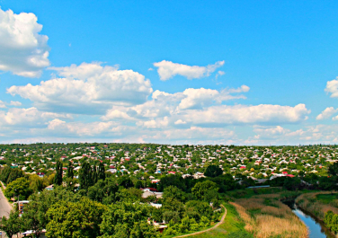 Карта Луганска - Галерея - Современные, Цветные, С высоты