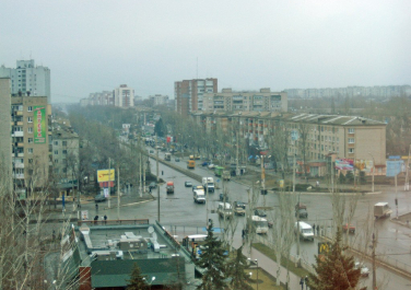 г. Луганск, вид на квартала Солнечный, Гагарина, Современные, Панорамные, С высоты