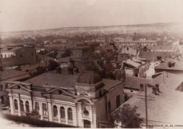 Общий вид города Луганска, 1916 год., История, Черно-белые, С высоты