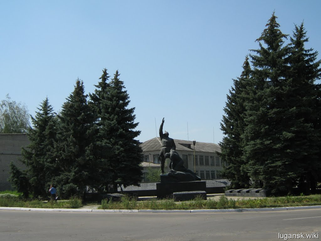 Марковка, Мемориал воинам погибшим в ВОВ и в гражданской войне