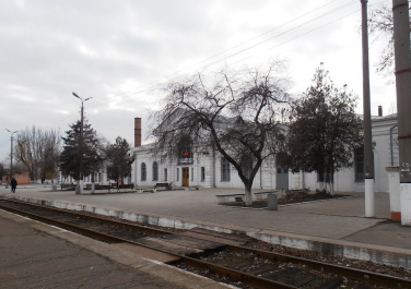 Старобельск, железнодорожный вокзал города 