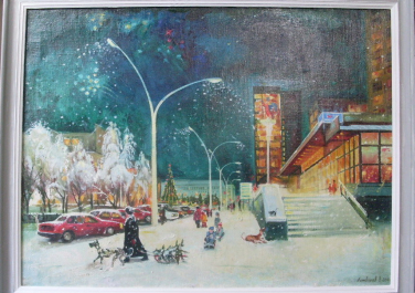 Зима на картине луганского художника, История, Цветные, Профессиональные, Рисунки