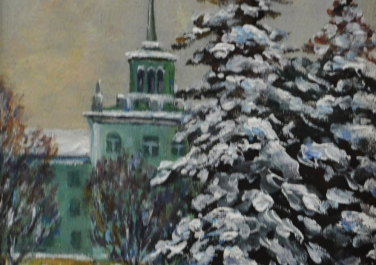 Зима на картине луганского художника