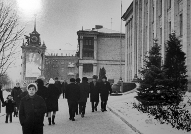 Луганск, центр города в 1970-е годы., История, Черно-белые, Достопримечательности