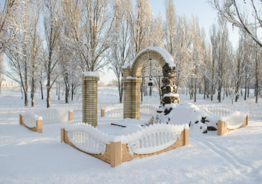 Памятники Рубежного, Современные, Цветные, Профессиональные, Снег, Достопримечательности