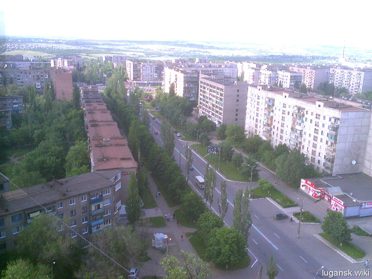 Алчевск с высоты птичьего полёта. Фото алчевских дельтапланеристов.
